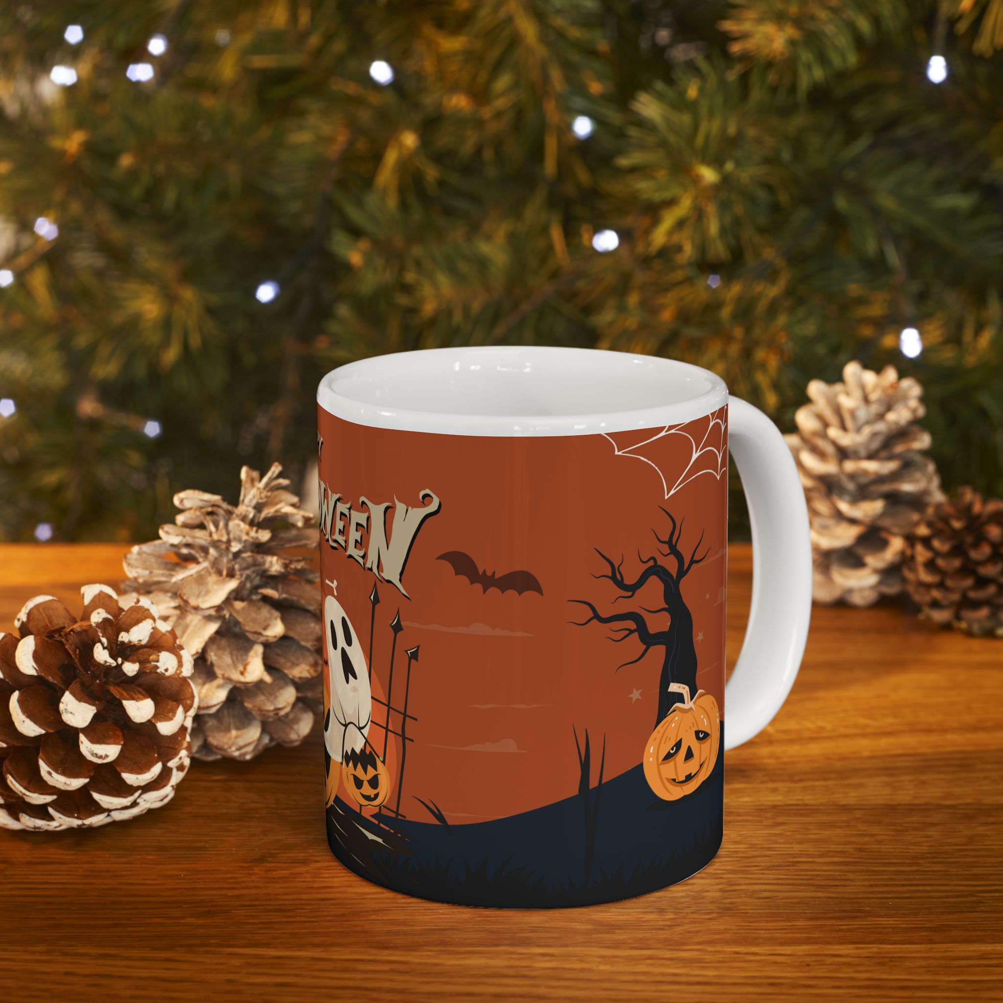 Happy Halloween with Pumpkin | Ceramic Mug